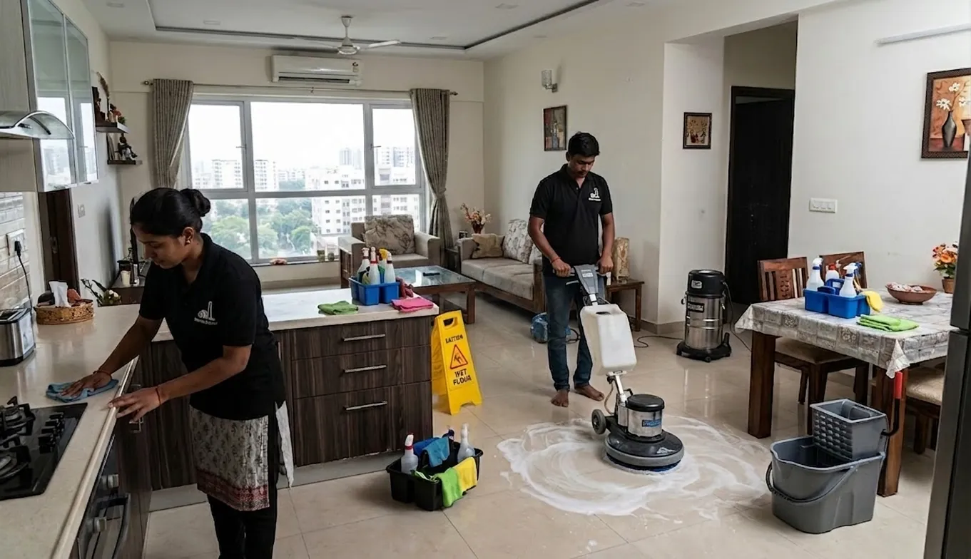 Professional full home deep cleaning service in Hyderabad